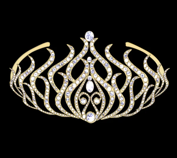 Mulher coroa decorativa — Fotografia de Stock