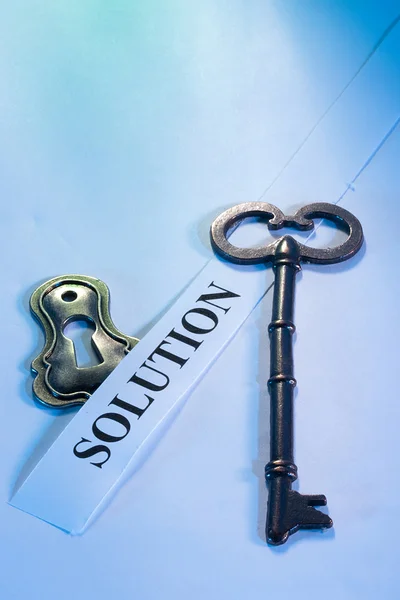 Key to Solution — Stock Photo, Image
