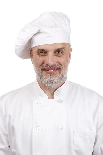 Ritratto di uno strano chef — Foto Stock