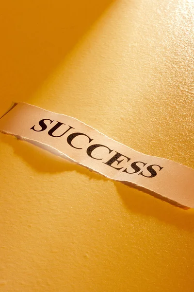 Mensagem de sucesso — Fotografia de Stock