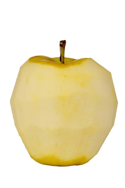 Очищенное яблоко Фудзи — стоковое фото