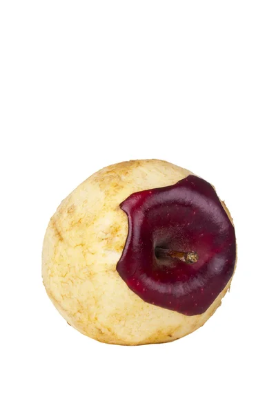 腐朽的美味的红苹果 — 图库照片