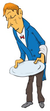 Waiter clipart