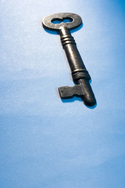 Kovový klíč — Stock fotografie