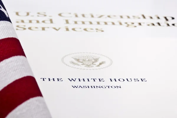 Печать Белого дома — стоковое фото