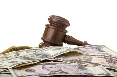 Gavel and Money clipart