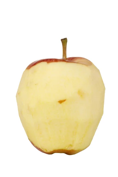 Очищенное яблоко — стоковое фото