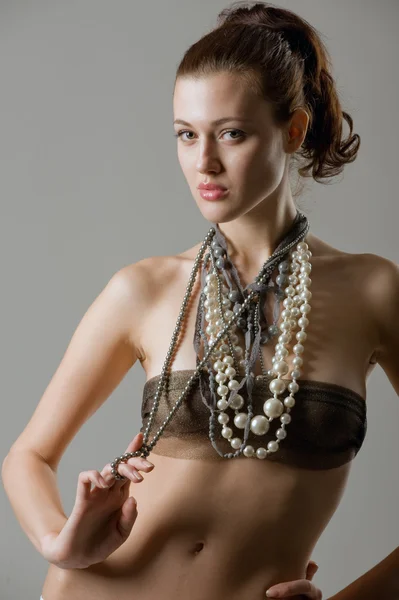Seductive pearls — Stock Photo, Image