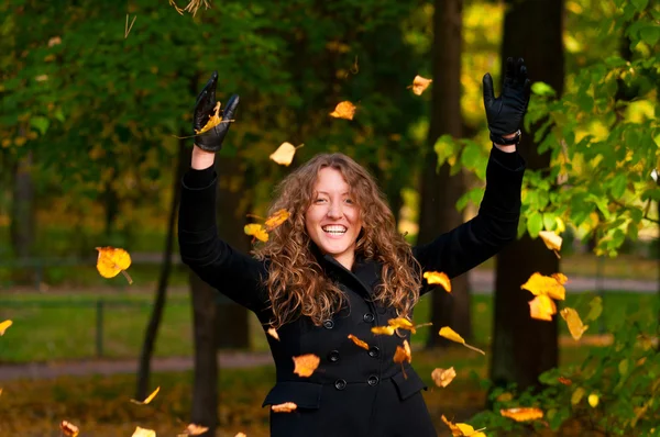 Spaß im Herbst — Stockfoto