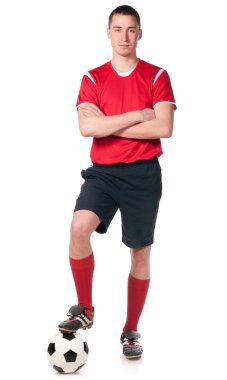 Soccer player clipart