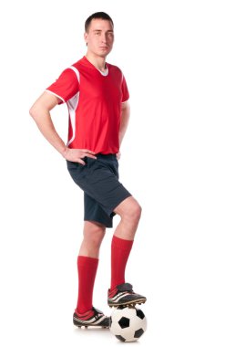 Soccer player clipart