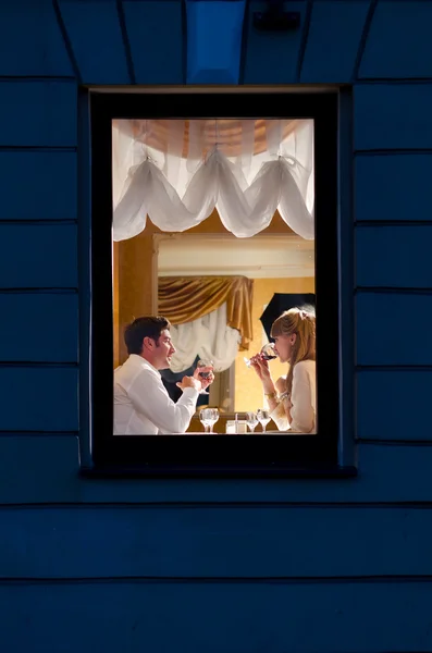 stock image Couple at restaurant