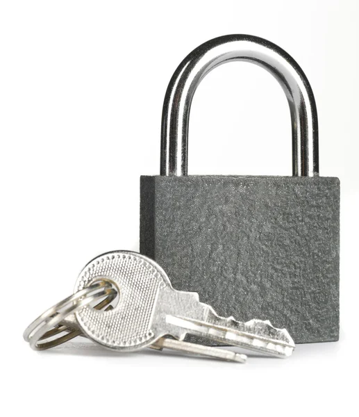 stock image Padlock with keys