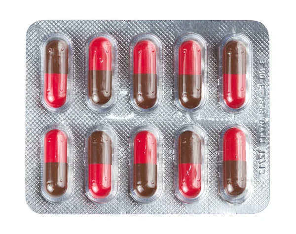Tabletta buborékcsomagolásban — Stock Fotó