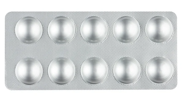 Pills in a blister pack — Stock Photo, Image