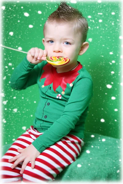 Elf chłopca — Zdjęcie stockowe
