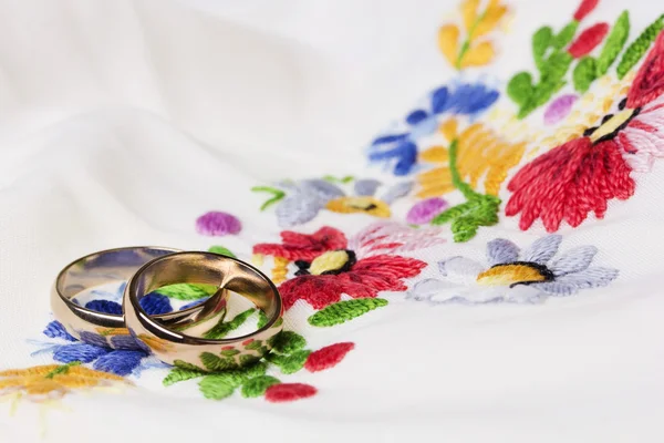 We wedding background in folk style — Stock Photo, Image