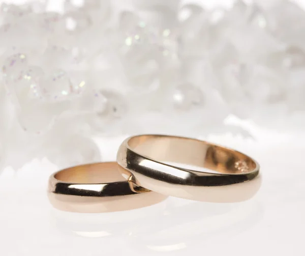 Hochzeiten Accessorie und Ringe — Stockfoto