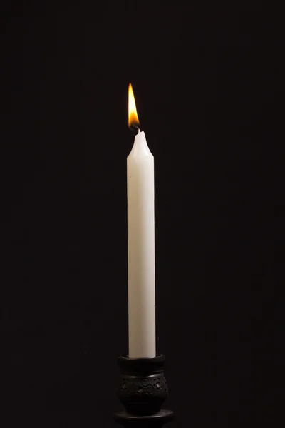Brennt die Kerze — Stockfoto