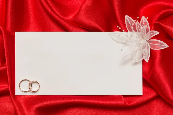 A szöveg és esküvők kiegészítők kártya — Stock Fotó
