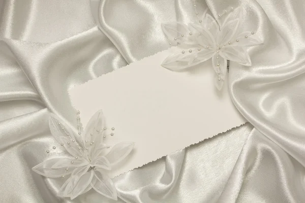 テキストと結婚式のアクセサリーのためのカード — ストック写真