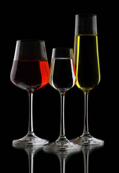 Bicchieri di vino 4 — Foto Stock