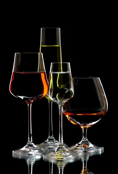 Copas de vino 6 — Foto de Stock