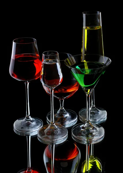 Copas de vino 5 — Foto de Stock