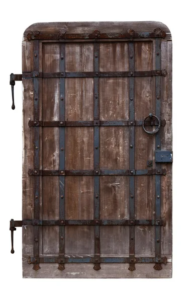 Portas de carvalho antigo — Fotografia de Stock