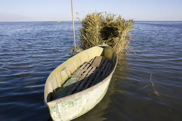 stock image Old hunter boat