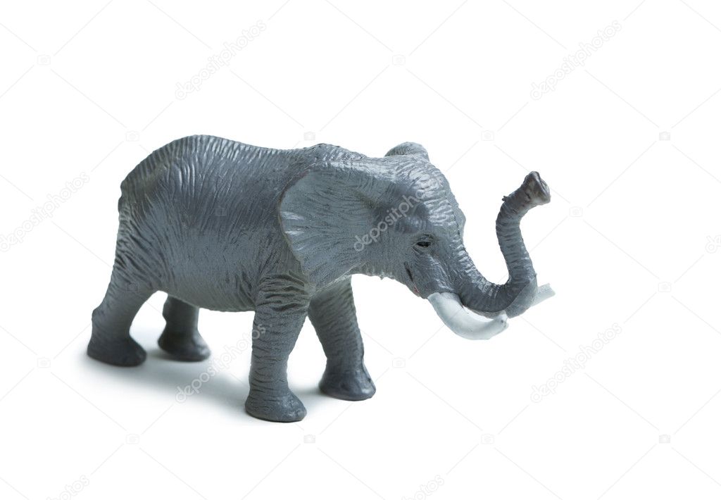 Gray toy elephant