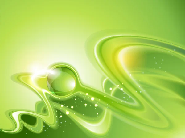 Abstrakter grüner Hintergrund (ohne Mesh)) — Stockvektor
