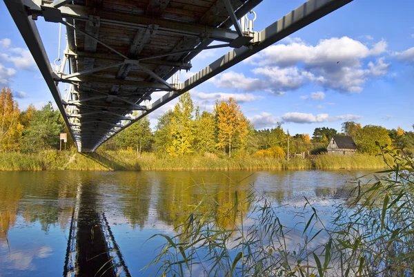 stock image Bridge over River