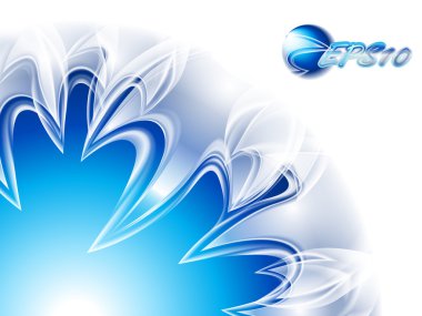 Abstract blue background clipart