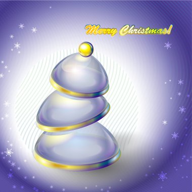 Abstract Christmas tree clipart