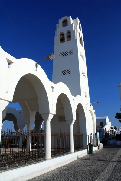 Katedral belltower fira içinde