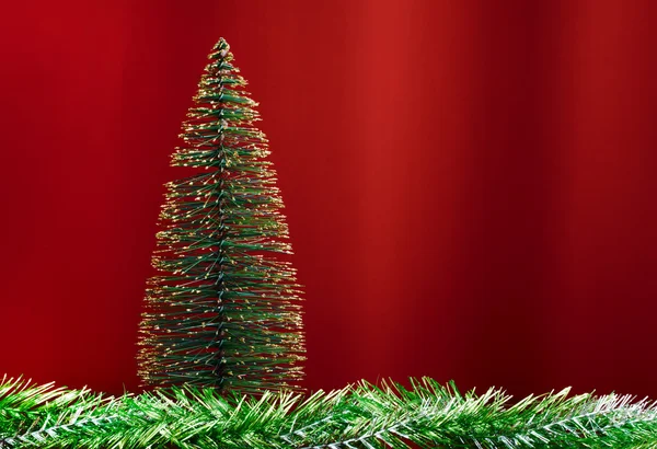 Árvore de Natal artificial — Fotografia de Stock