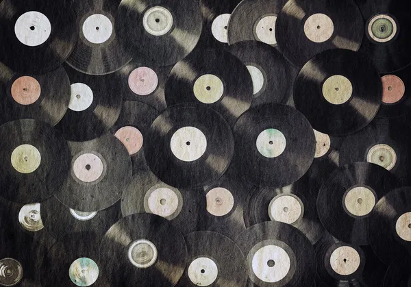 Old vinyl records — Stock Photo, Image