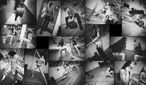 Tineri pole dans femeie — Fotografie, imagine de stoc