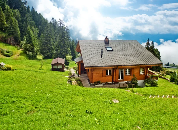 stock image Alps village