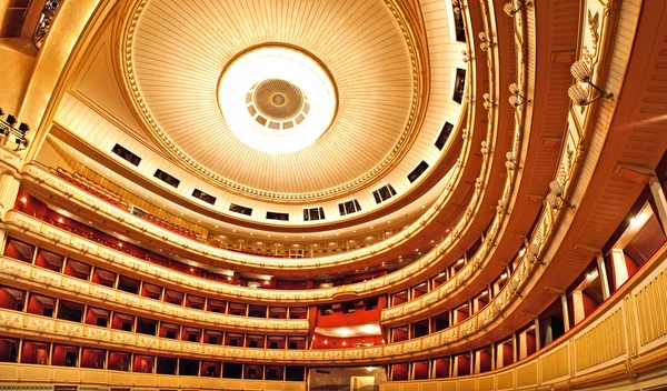 维也纳歌剧院室内 — 图库照片
