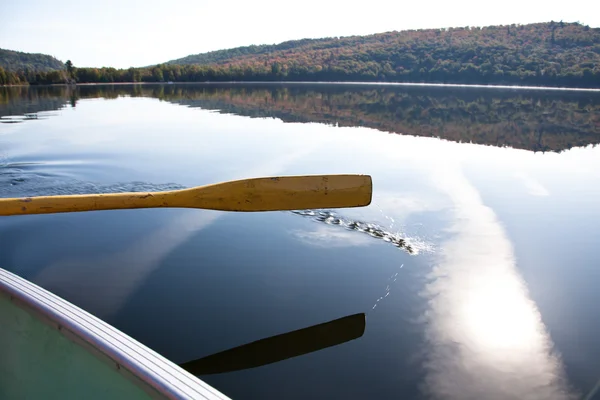 stock image Paddling on the lake