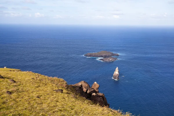 Islote Motu Nui cerca de la Isla de Pascua —  Fotos de Stock