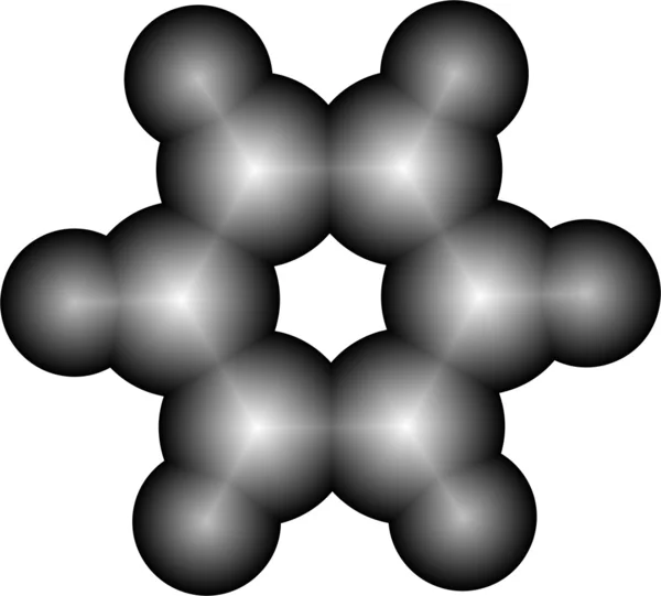 Molecuul pictogram, vector. — Stockvector