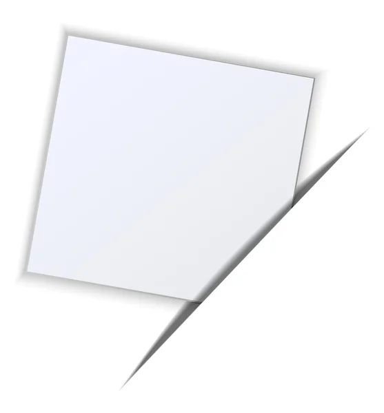 Papier sur fond blanc. eps10 — Image vectorielle