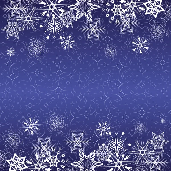 圣诞蓝色横幅 — 图库矢量图片