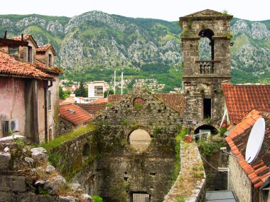 Kotor old town, Montenegro clipart