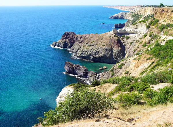 Svarta havets kust, Krim, Ukraina — Stockfoto