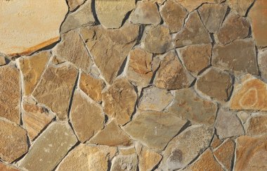 Stone tiles wall clipart