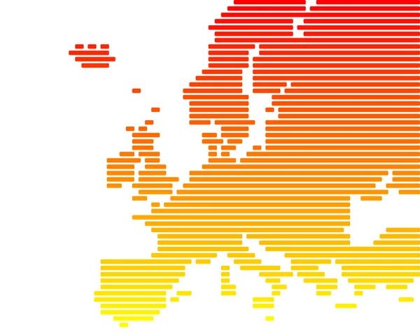 Mapa de Europa — Foto de Stock